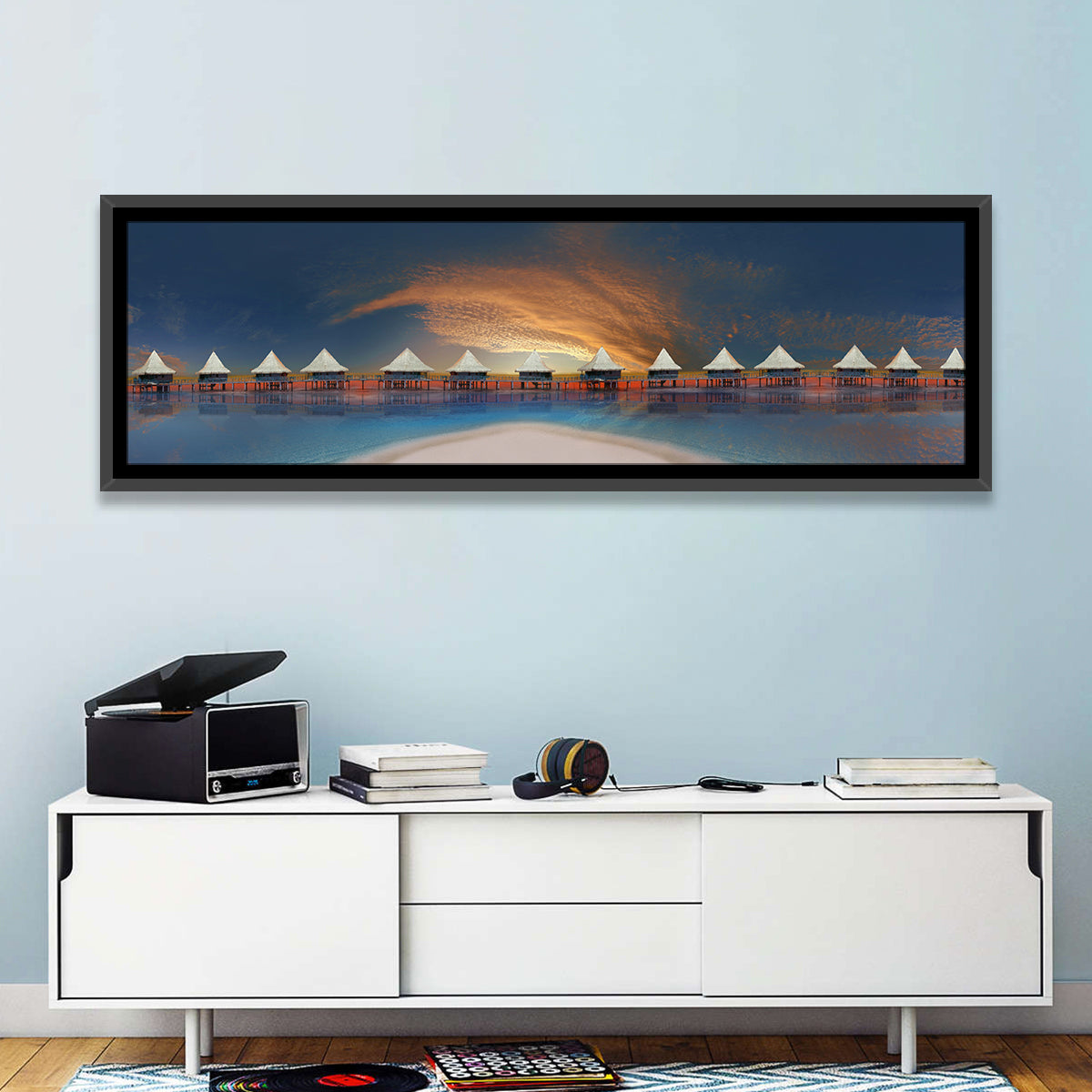 Beach Bungalows Wall Art