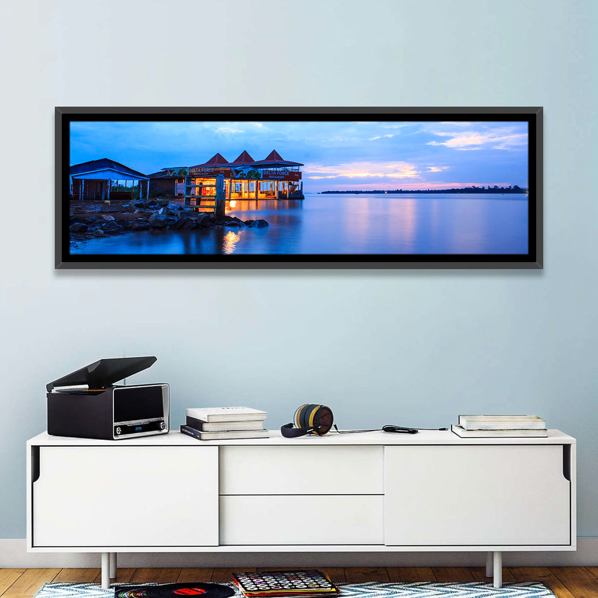 Restaurant on Lake Victoria Wall Art
