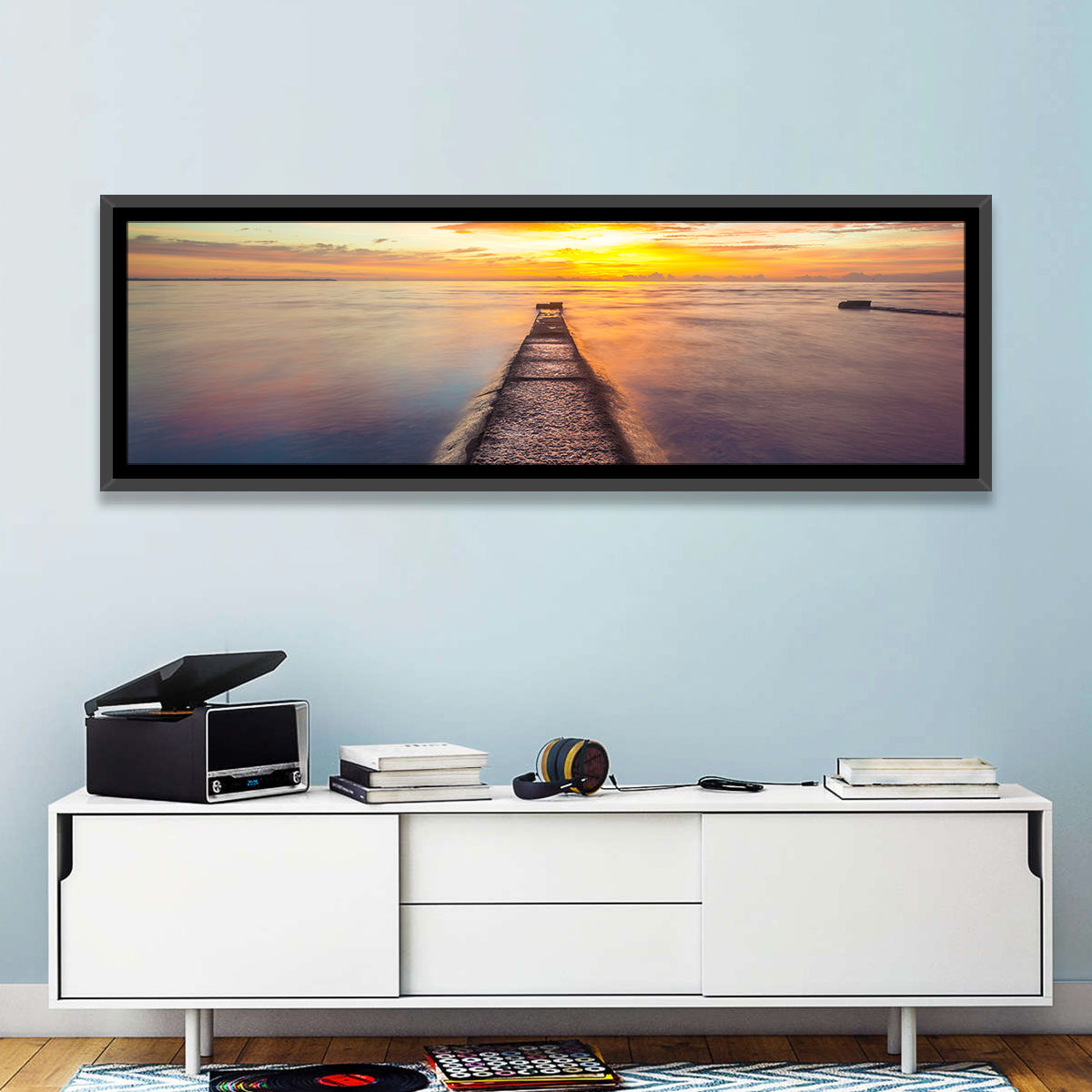 Sea Stone Pier Wall Art