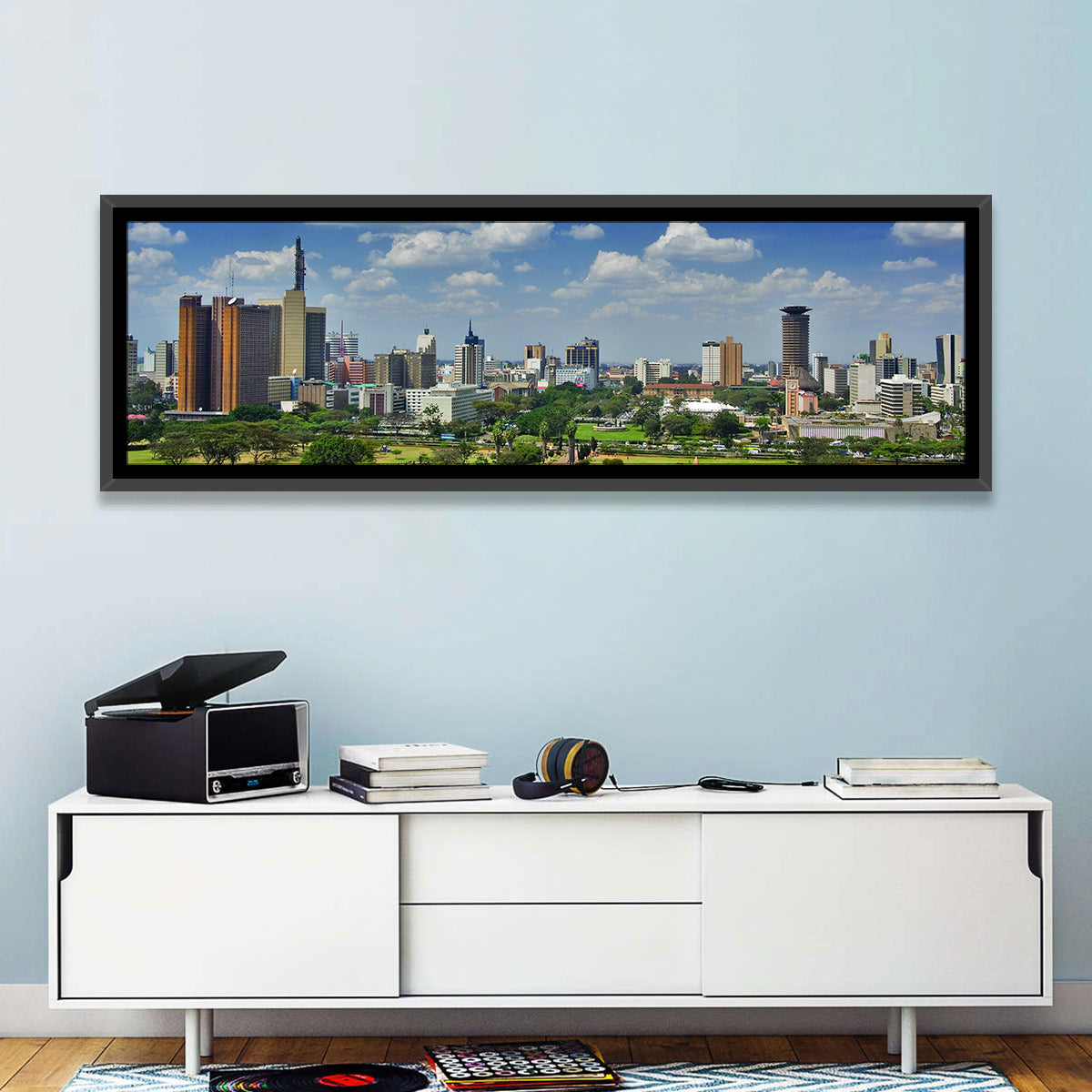 Nairobi Skyline Wall Art