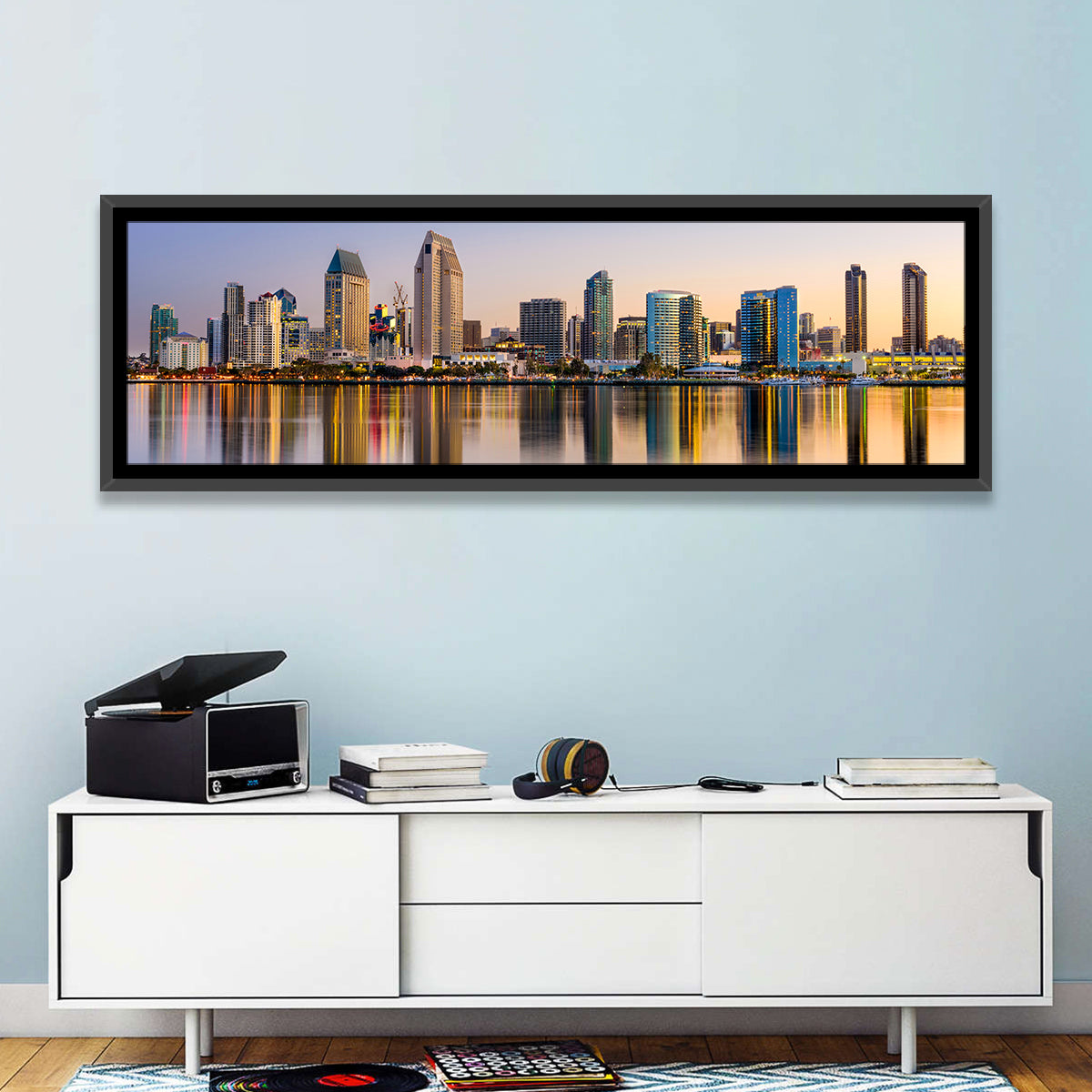 San Diego Skyline Wall Art