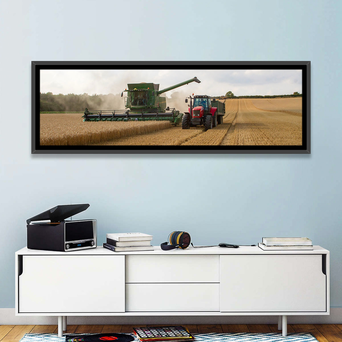 Crop Harvesting Wall Art