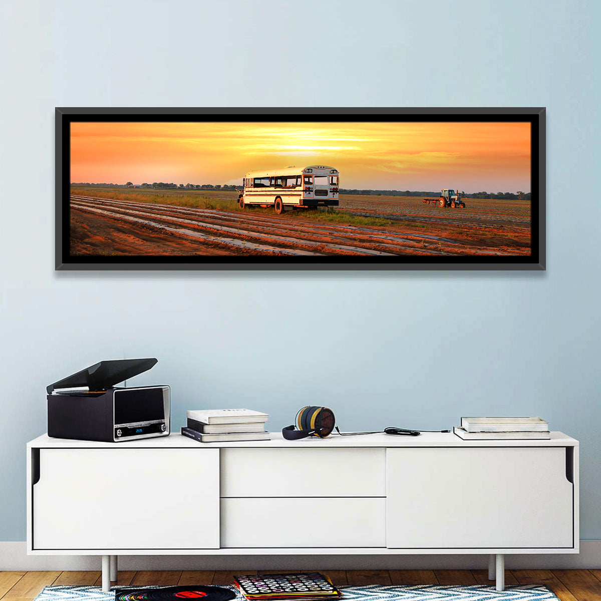 Farms Field Rural Indiana Wall Art