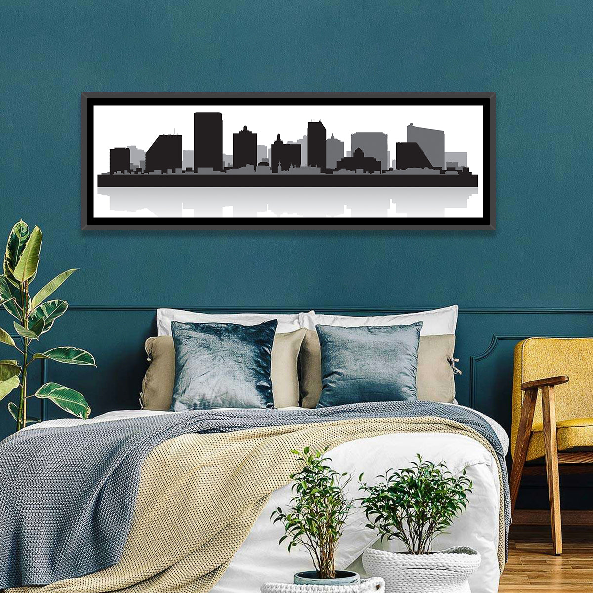 Atlantic City Skyline Wall Art