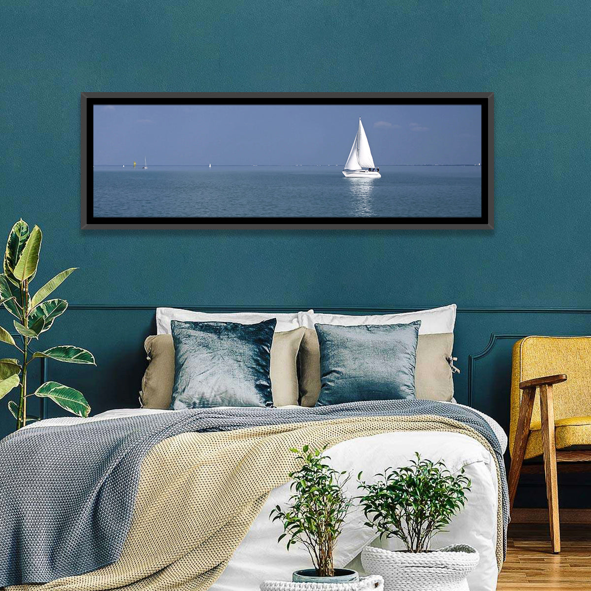 Lake Balaton Sailboat Wall Art