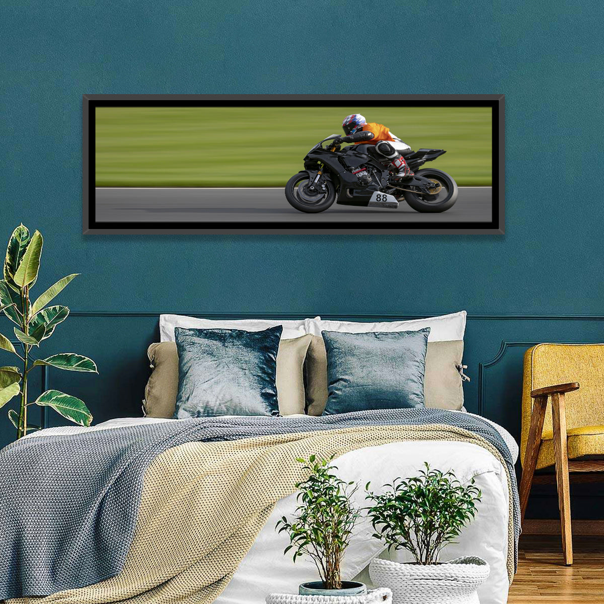 Racing Motorbike Wall Art