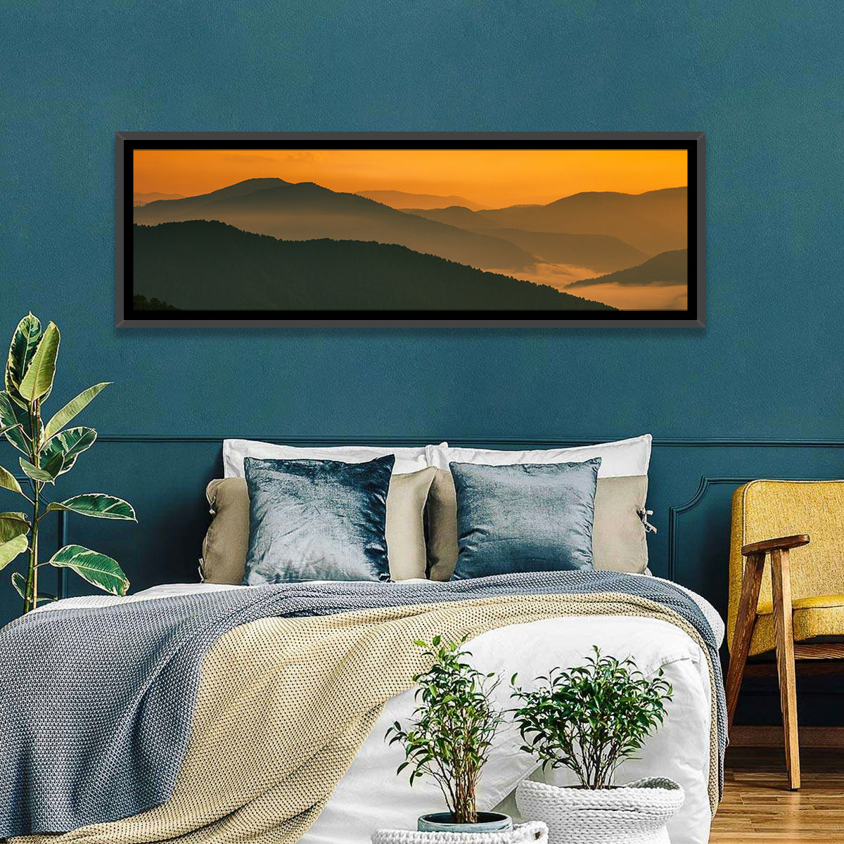 Mountains Valley Wall Art
