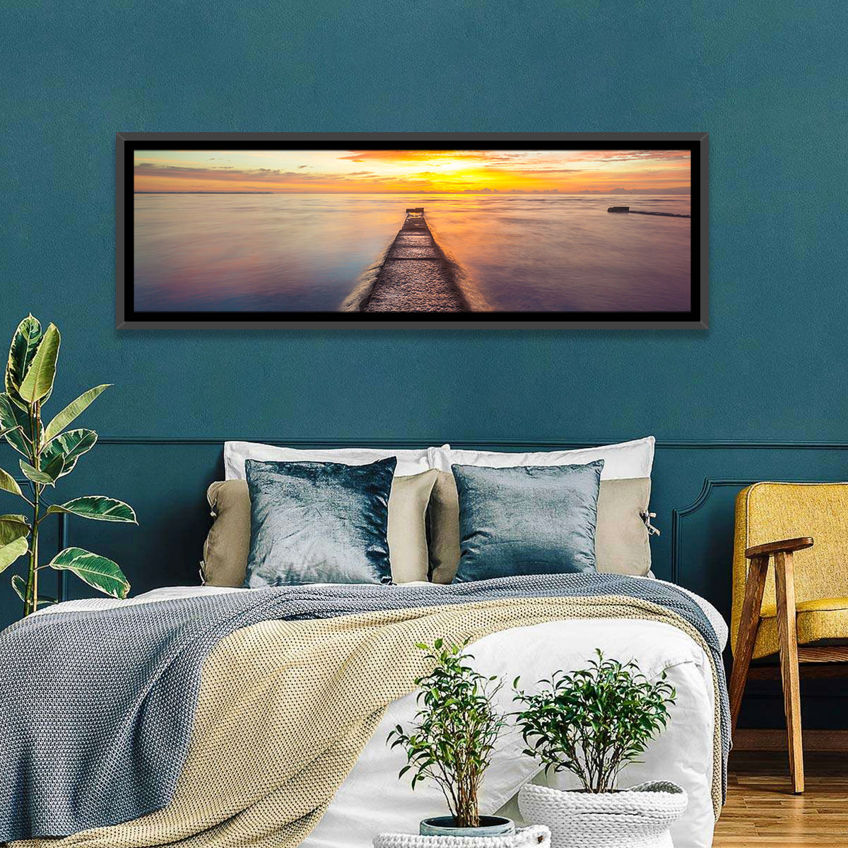Sea Stone Pier Wall Art
