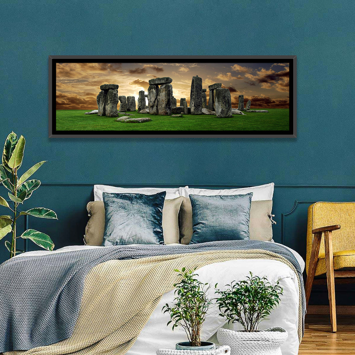 Stonehenge Sunset Wall Art