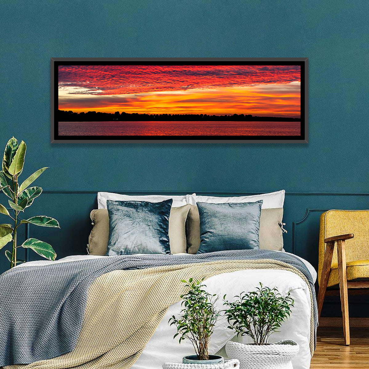 Lake Ijssel Sunset Wall Art