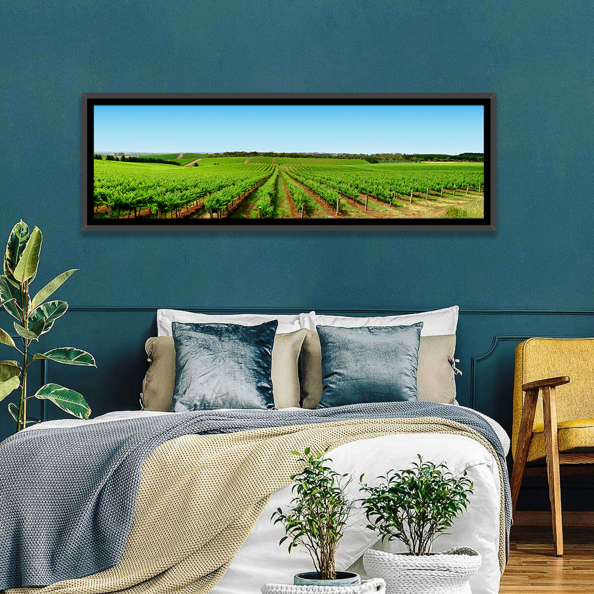 Vineyard Landscape Wall Art