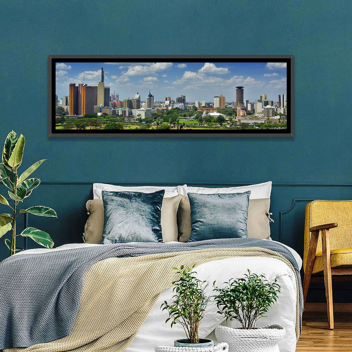 Nairobi Skyline Wall Art