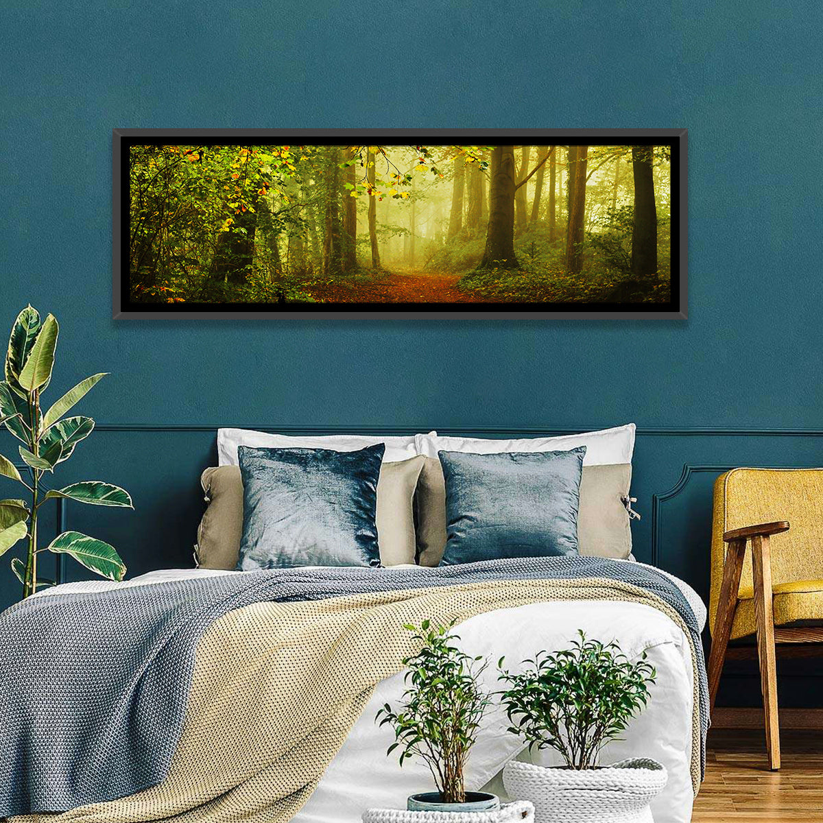 Smoggy Forest Wall Art