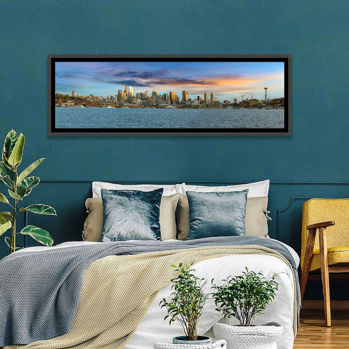Seattle City Skyline Wall Art