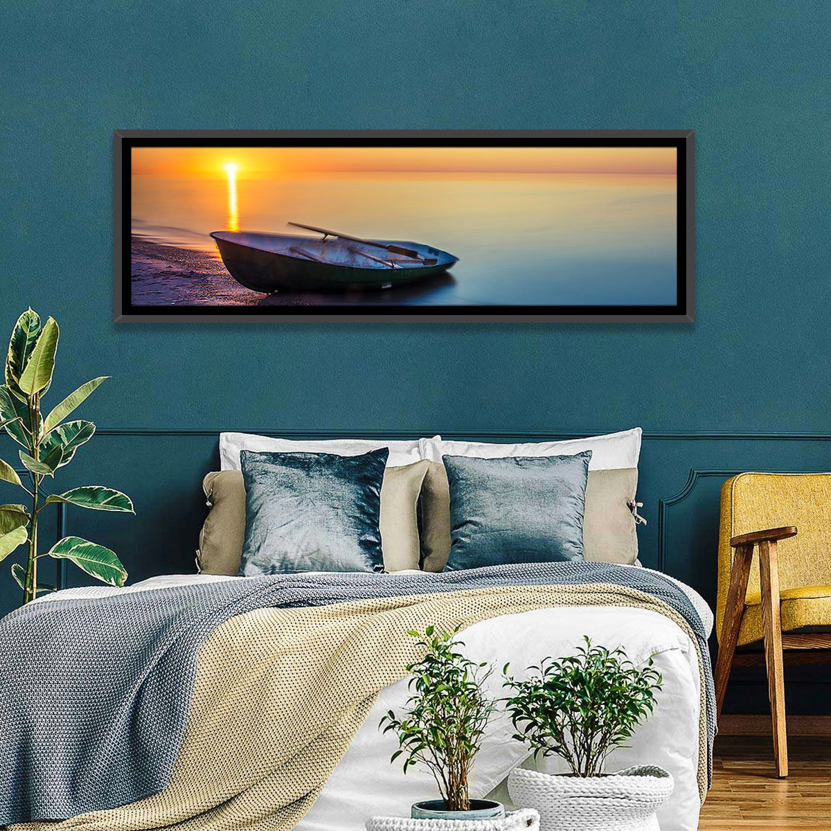Fishing Boat & Seascape Wall Art
