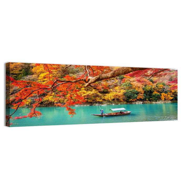 Hozugawa River, Kyoto Wall Art as a canvas print