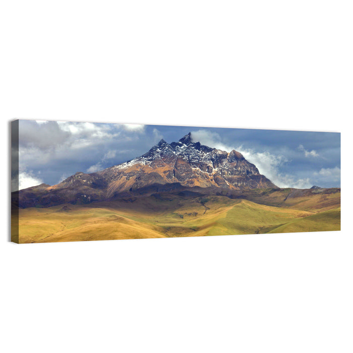 Antisana Volcano Landscape Wall Art as a canvas print