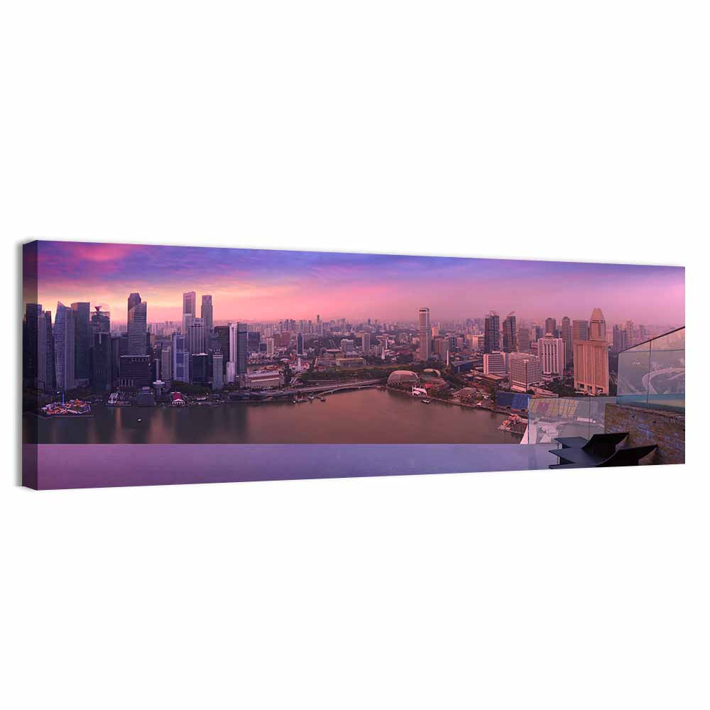 Singapore Skyline Wall Art