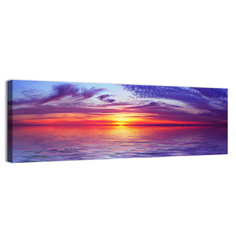 Bay Beach Sunset Wall Art