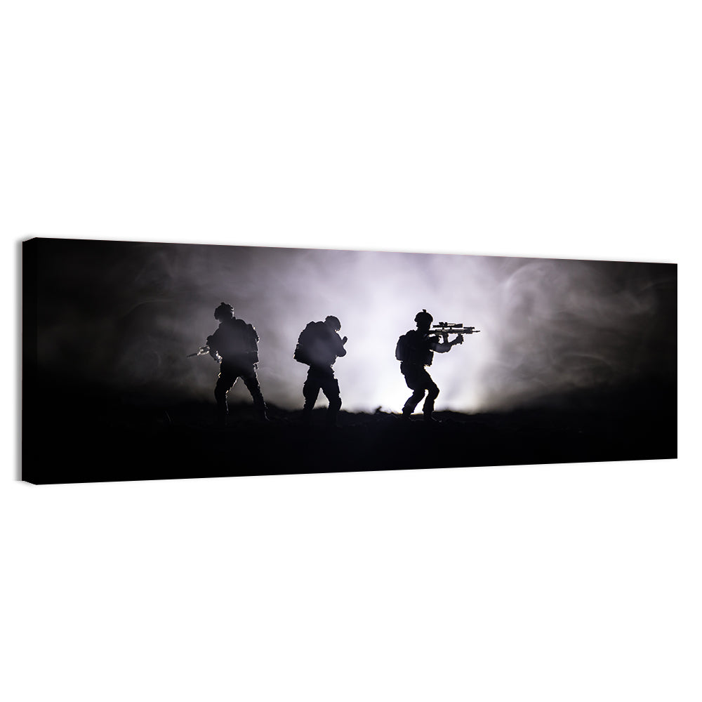 Military Soldiers in War Wall Art