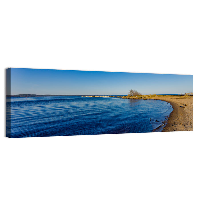 Lake Onega Shoreline Wall Art as a canvas print