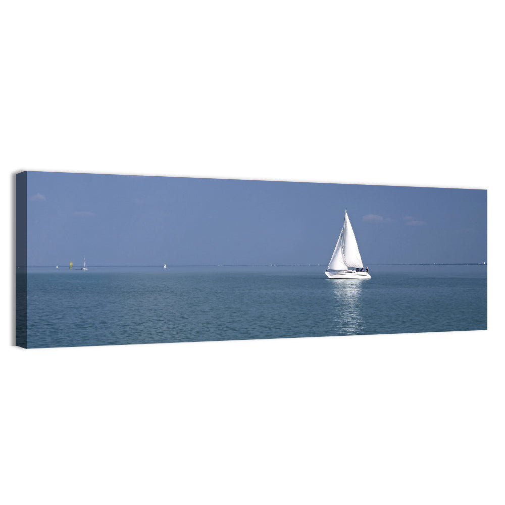 Lake Balaton Sailboat Wall Art