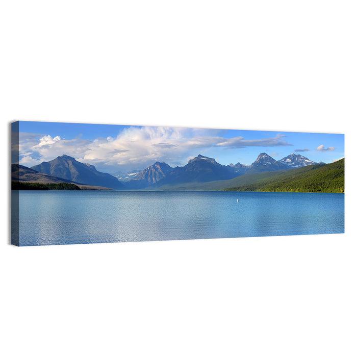 Lake Mcdonald Reflections Wall Art as a canvas print