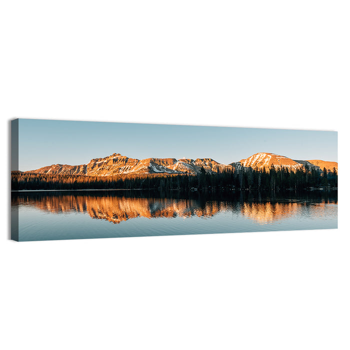 Mirror Lake Reflection, Uinta Mountains Wall Art as a canvas print