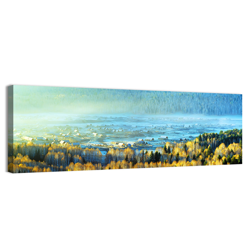 Xinjiang Village Wall Art