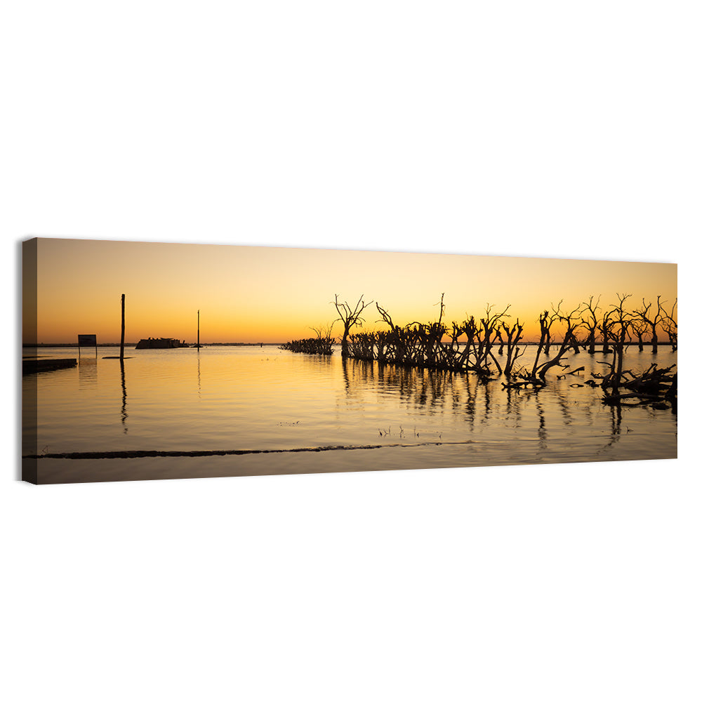 Lake Epecuen Sunset Wall Art