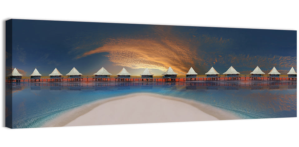 Beach Bungalows Wall Art