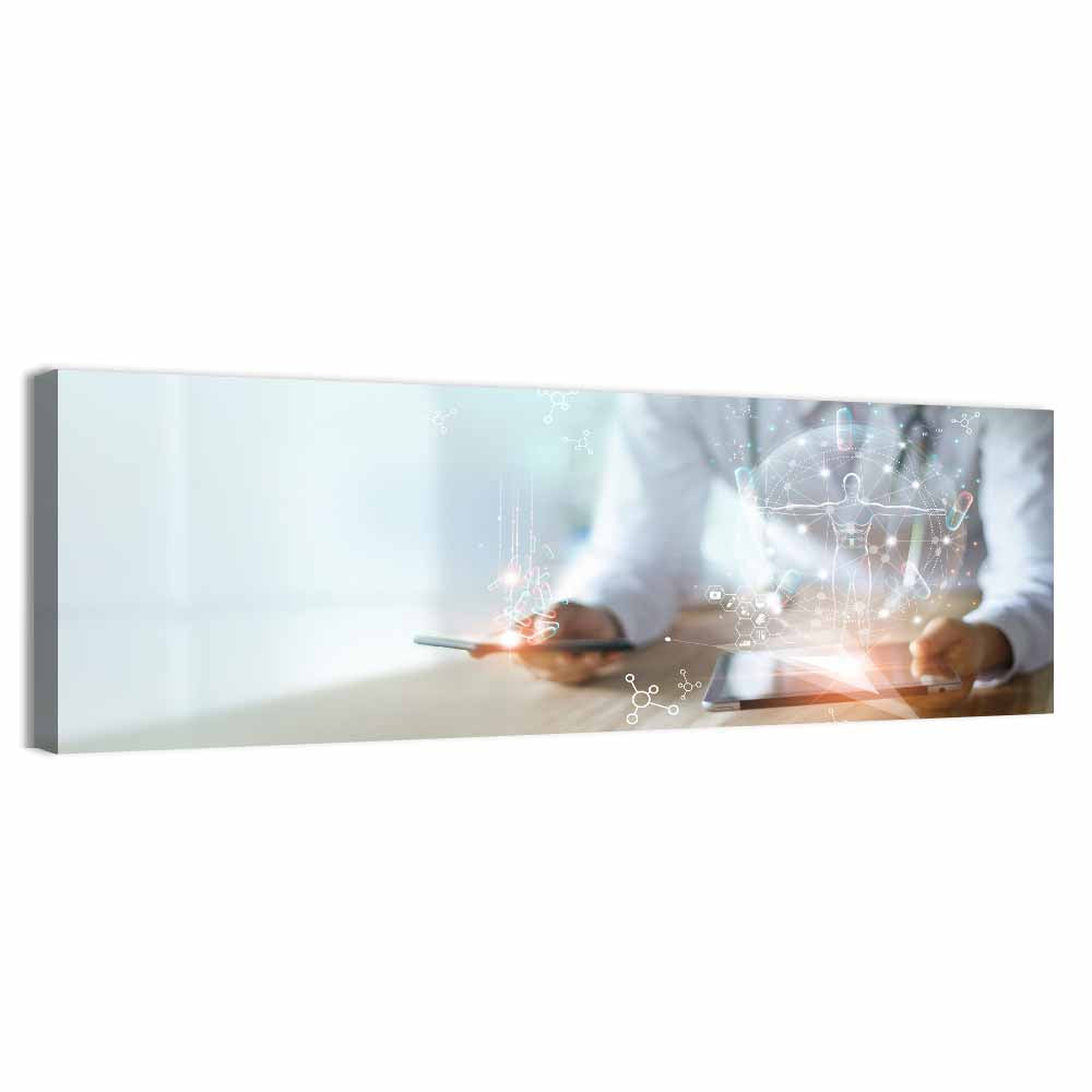 Digital Healthcare Concept Wall Art