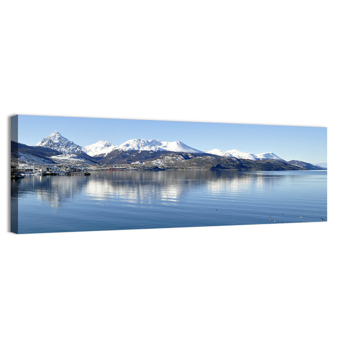 Beagle Channel Mountains, Ushuaia Wall Art as a canvas print