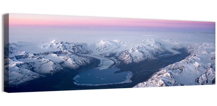 Lake George Alpenglow Wall Art as a canvas print