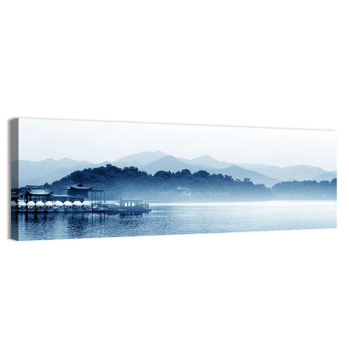 Hangzhou West Lake Wall Art as a canvas print