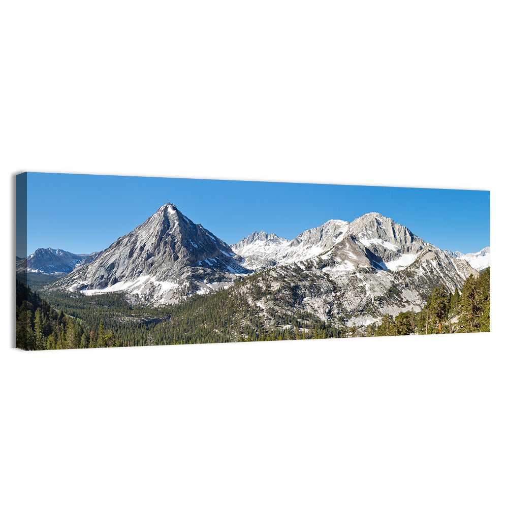 Sierra Nevada Peaks Wall Art, canvas print, panoramic