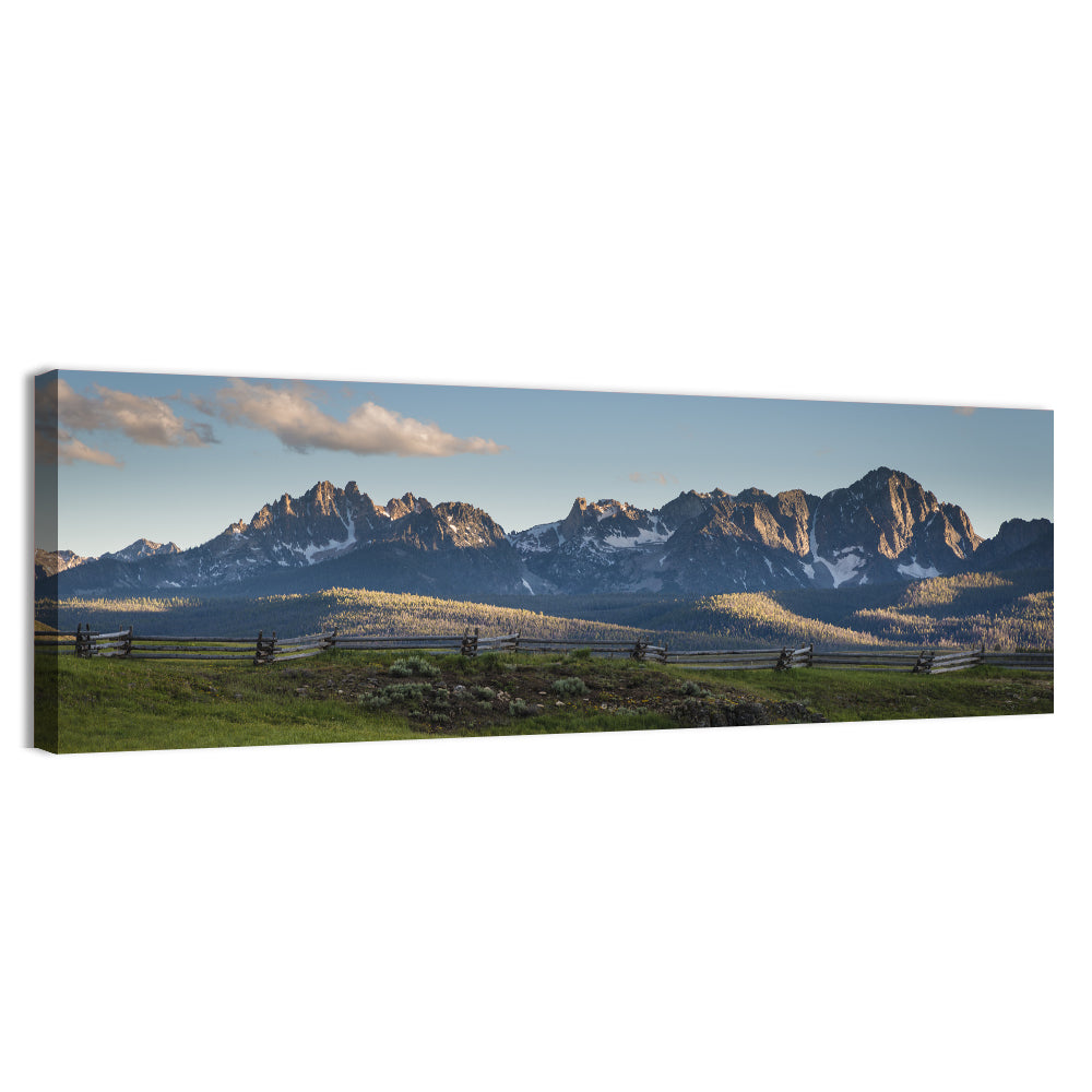 Sawtooth Mountain Range Wall Art