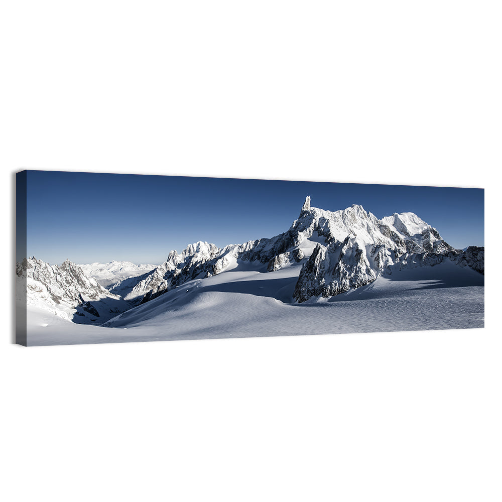 Mont Blanc Vista Wall Art, canvas print, panoramic