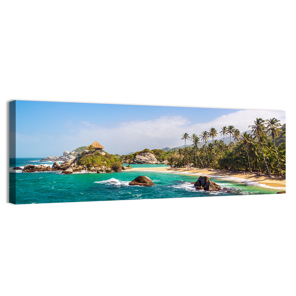 Cabo San Juan Del Guia Beach Wall Art, canvas print, panoramic