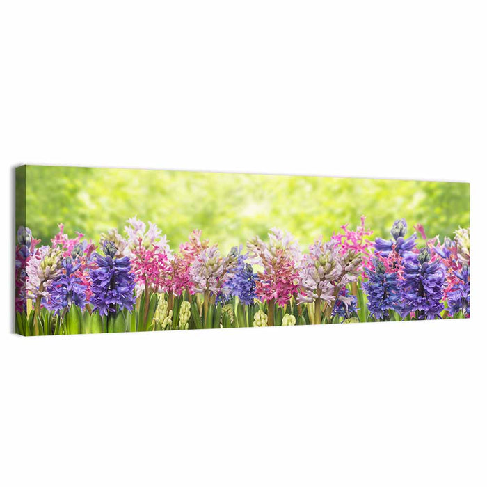 Hyacinth Cluster in Bloom Wall Art as a canvas print