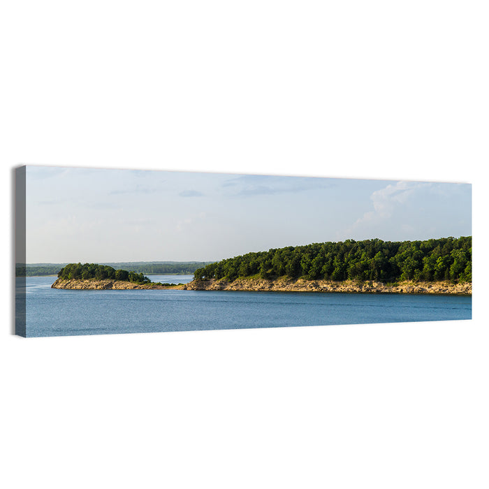 Truman Lake Peninsula Wall Art as a canvas print