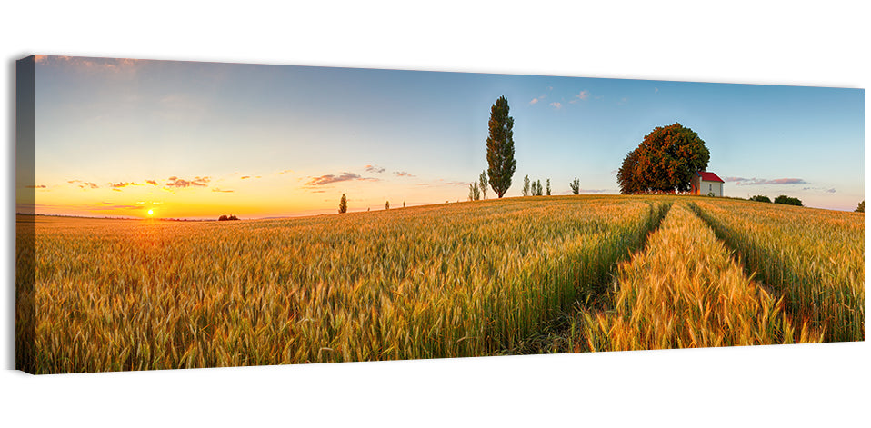 Summer Wheat Field Wall Art