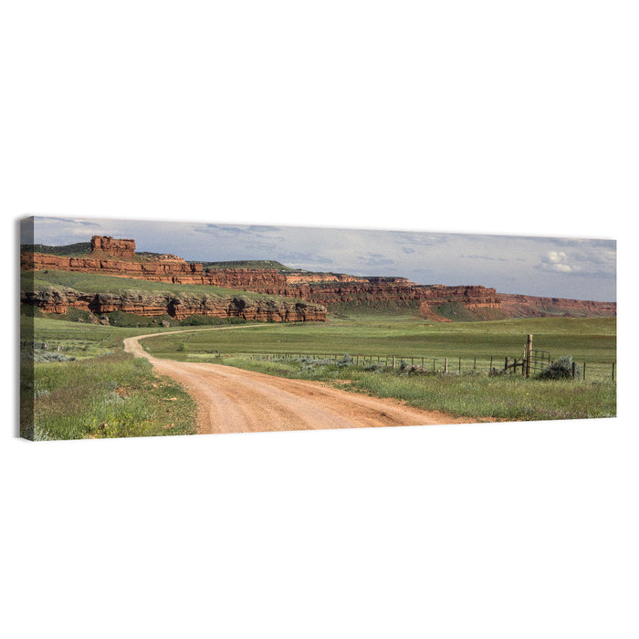 Kaycee Red Cliffs Wall Art as a canvas print