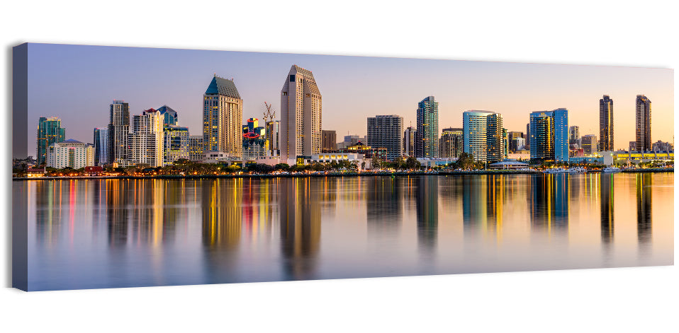 San Diego Skyline Wall Art