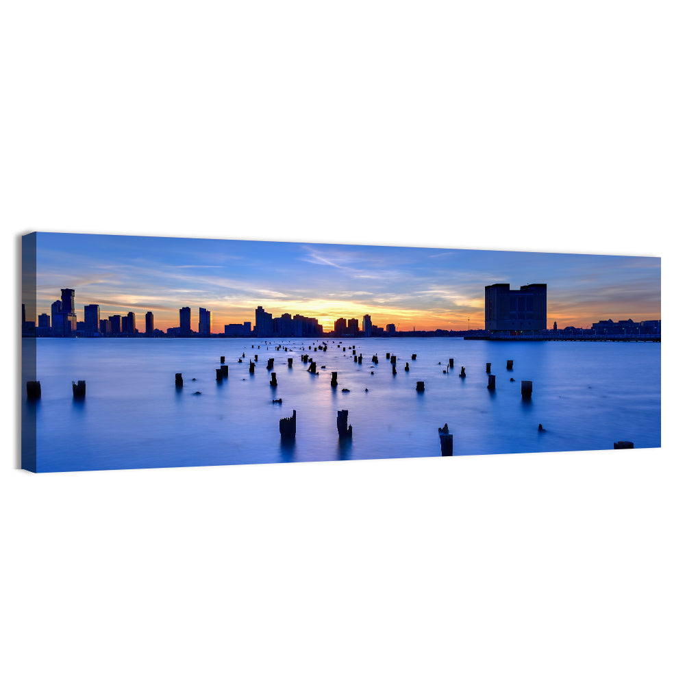 New Jersey Skyline Wall Art
