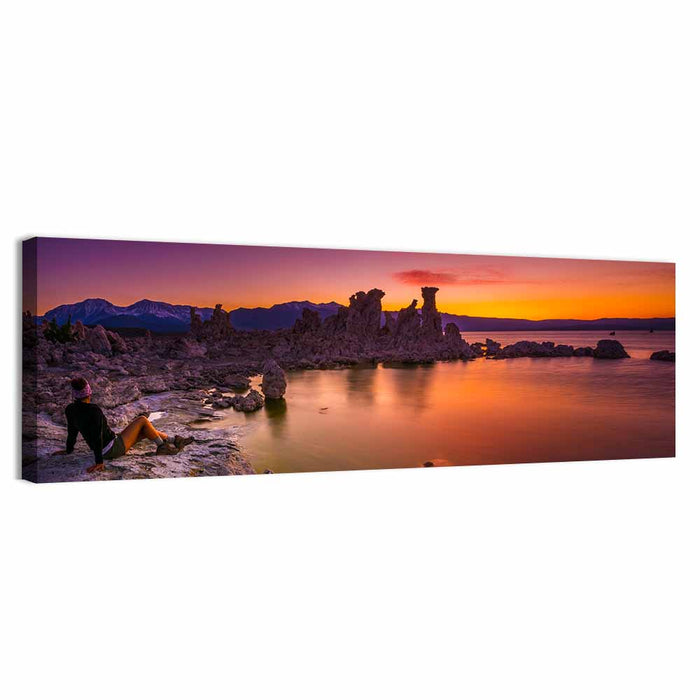 Mono Lake Sunset, Lee Vining Wall Art as a canvas print