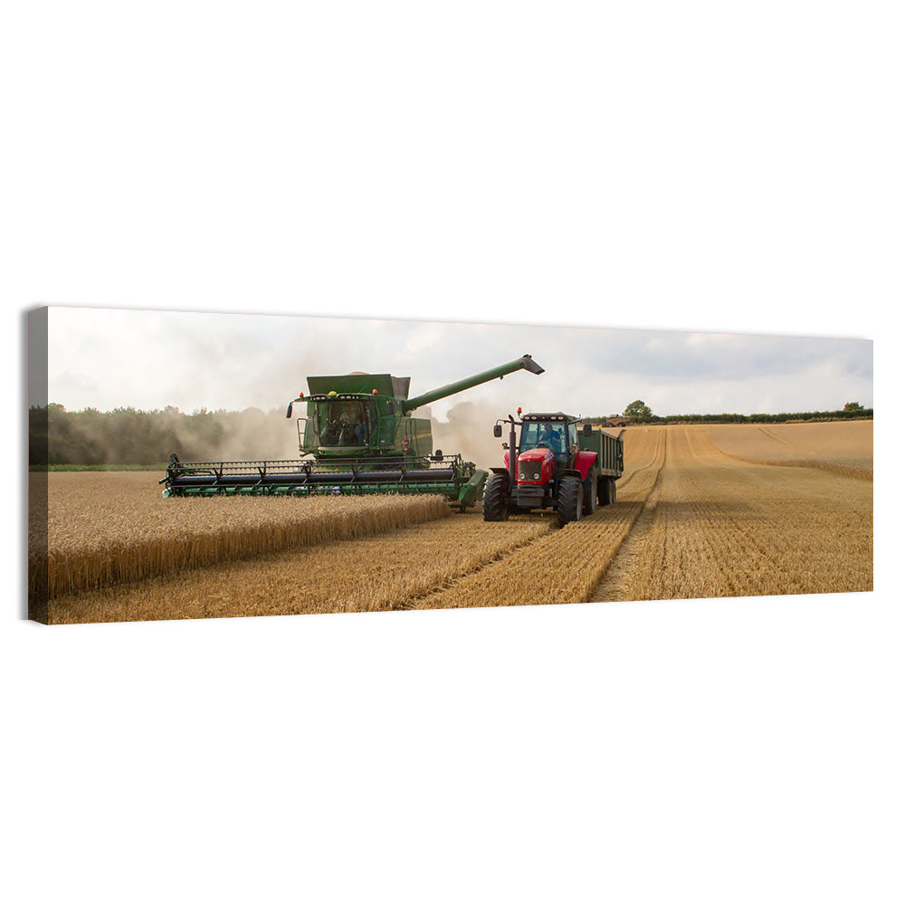 Crop Harvesting Wall Art