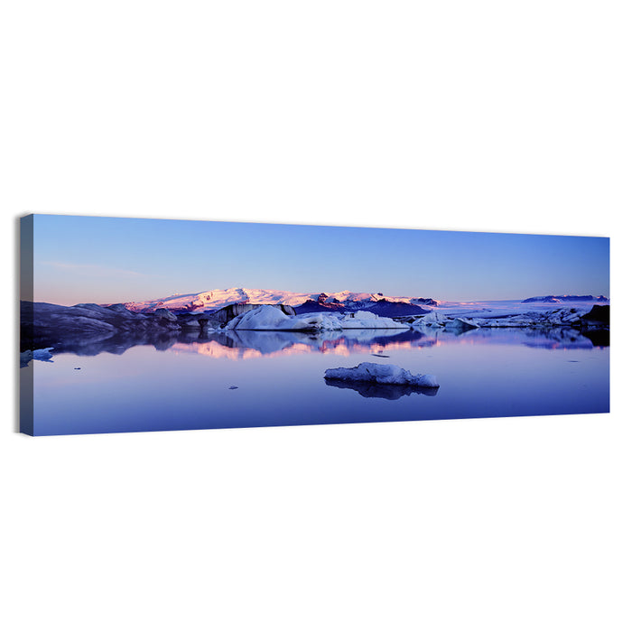 Jokulsarlon Glacier Lagoon Wall Art as a canvas print