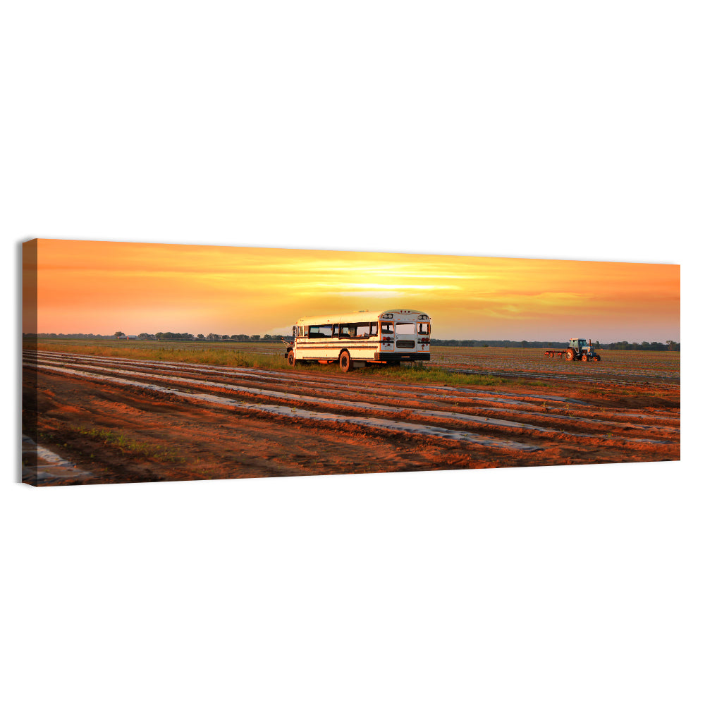 Farms Field Rural Indiana Wall Art