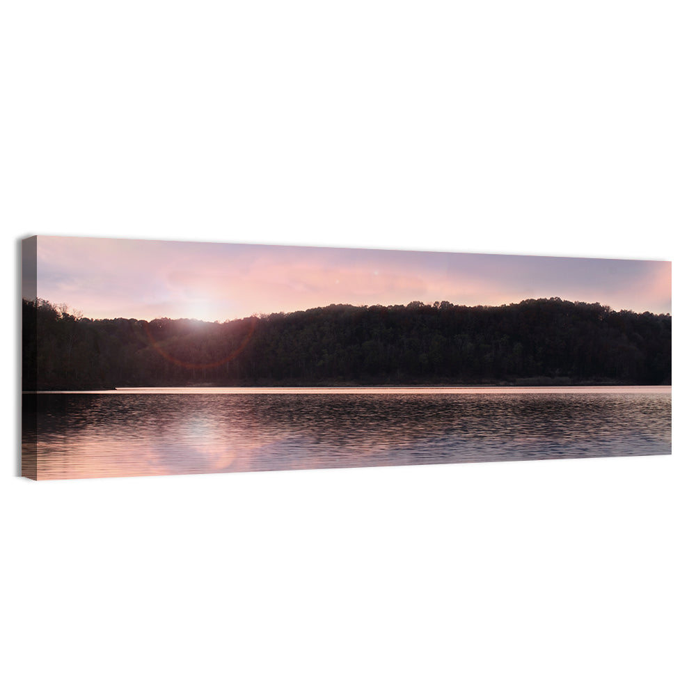 Lake Cumberland Sunset Wall Art, canvas print, panoramic